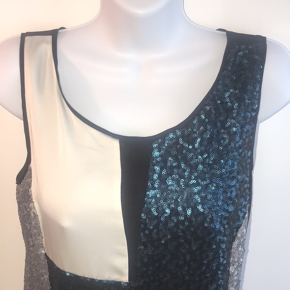 Jennifer Lopez Sequined Tank Top Size Small - Picture 3 of 11